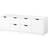 IKEA Nordli White Kommode 160x54cm