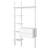 IKEA ELVARLI White Garderob 135x350cm