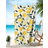 Shein 1pc Modern Lemon Pattern Beach Guest Towel Multicolour (70x35cm)