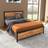 Homcom Industrial Double with Headboard 150x200cm