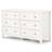 Julian Bowen Maine Surf White Chest of Drawer 130x74cm