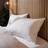 Snuggledown Luxury Cotton Quilted 2 Pack - White Fiber Pillow