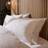 Snuggledown Luxury Cotton Quilted 4 Pack - White Fiber Pillow