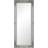 Melody Maison Ornate Bevelled Silver Floor Mirror 47x142cm