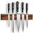 Magnetic Knife Rack in Walnut 40 cm