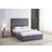 SECONIQUE Madison 4'6 Double Grey Frame Bed