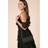 Dorothy Perkins Devon Textured Glitter Clutch Bag - Black