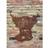 Inspirational Gifting Rustic Highland Cow Steel Metal Garden Art Plaque One Size Wall Decor