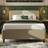 GFW Addison Double Beige Ottoman Frame Bed