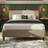 GFW Addison King Size Beige Frame Bed