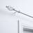 OHS Extendable Twist Curtain Pole 120 cm Grey