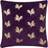 Paoletti Guilded Palms Embroidered 45cm x 45cm - Purple Scatter Cushion