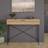 Fwstyle Naive 1 Drawer Sapphire Oak Effect Metal Frame Push Open Brown One Size Console Table