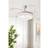 Living and Home Dimmable Ceiling Fan Light with Remote Retracted Blades One Size