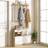 Homcom Set with Shoe Cabinet Hallway Furniture & Accessory
