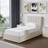 Artemis Home Evelynne Fabric 90cm Single Ottoman with Storage - Beige Frame Bed