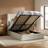 Maisey Ottoman White Boucle Frame Bed