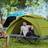 OutSunny Camping Bed for Adults with Cushion One Size