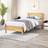 Furniturebox Declan Solid Pine Single - Light Oak Frame Bed