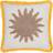 Furn Sun Embroidered 45cm x 45cm Scatter Cushion Yellow