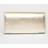 Quiz Gold Metallic Clutch Bag - Gold