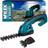 Mylek Handheld Cordless Hedge Trimmer and Grass Shears with 2 Blades and Guards
