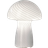 Veli Line VL 41063 Stripe Mushroom Lampe i Hvid Med Riller Bordlampe