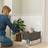 Pawhut Stainless Steel Cat Litter Box Dark Grey