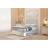 Somnior Eleanor 2 Drawer Divan Pillowtop Mattress and Floor Standing Headboard - Silver - King Continental Bed