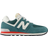 New Balance Toddler574 - New Spruce/Blast Red