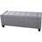GFW Verona Grey Storage Bench 104x39cm
