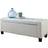GFW Verona White Storage Bench 104x39cm