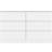 SECONIQUE Walker White Chest of Drawer 121.5x77cm