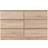 SECONIQUE Walker Oak Chest of Drawer 121.5x77cm