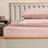 Brentfords Teddy Fleece Bed Sheet Pink (190x91cm)