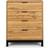 Julian Bowen Bali Oak Finish Chest of Drawer 80x97cm