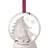 Georg Jensen Palladium Mässing Julmobil 90 x 100 x 10 mm Julgranspynt