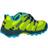 Lico Kid's Fremont Trekking Hiking Shoes - Blue Lemon Marine Petrol
