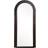 The Port. Co Gallery Evie Ridged Arch Lean Brown Floor Mirror 80x180cm