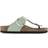 Birkenstock Gizeh Big Buckle Nubuck Leather - Green/Matcha