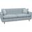 Homcom Modern Blue Sofa 165cm 3 Seater