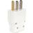 Nordic Quality Power Socket 25A/250V Vit