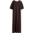 H&M Long T-shirt Dress - Dark Brown