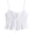 H&M Peplum Strappy Top - White