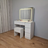 Kosy Koala Fantasy Dressing Table with Drawers LED Mirror White Dressing Table 42x94cm
