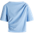 H&M Draped T-shirt - Light Blue