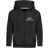 Saga Premium Zip Hoodie - Black