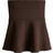 H&M Peplum Tube Top - Dark Brown