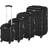 tectake Suitcase Set of 4 - Black