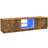 vidaXL LED Lights Smoked Oak TV-bänk 120x35.5cm